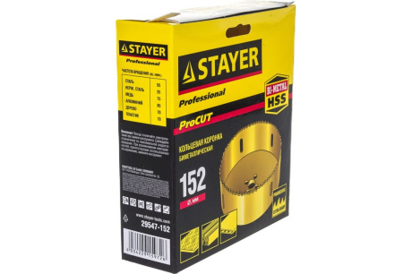 Купить Коронка STAYER Professional би металлическая универсальная 152мм 29547-152 фото №7