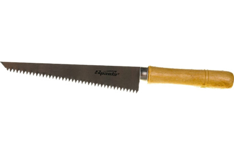 Купить Ножовка по гипсокартону 180мм деревянная рукоятка Sparta 233905 фото №3