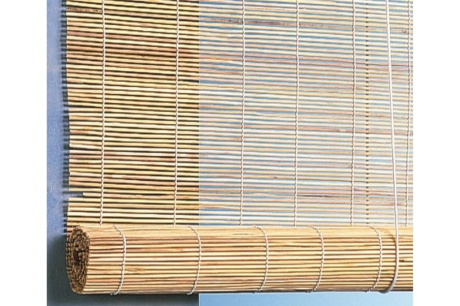 Купить Бамбуковые рулонные шторы  натур  80*160 71000080160 фото №3