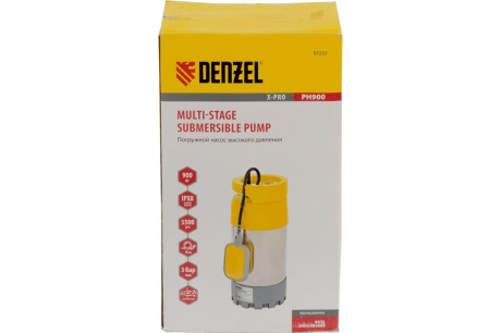 Купить Погружной насос высокого давления Denzel PH900  X-Pro  подъем 30 м  900 Вт  5500 л/ч 97233 фото №10