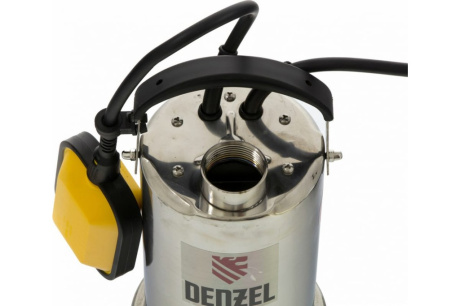 Купить Дренажный насос Denzel DP600X  600 Вт  подъем 7 5 м  8500 л/ч 97220 фото №4